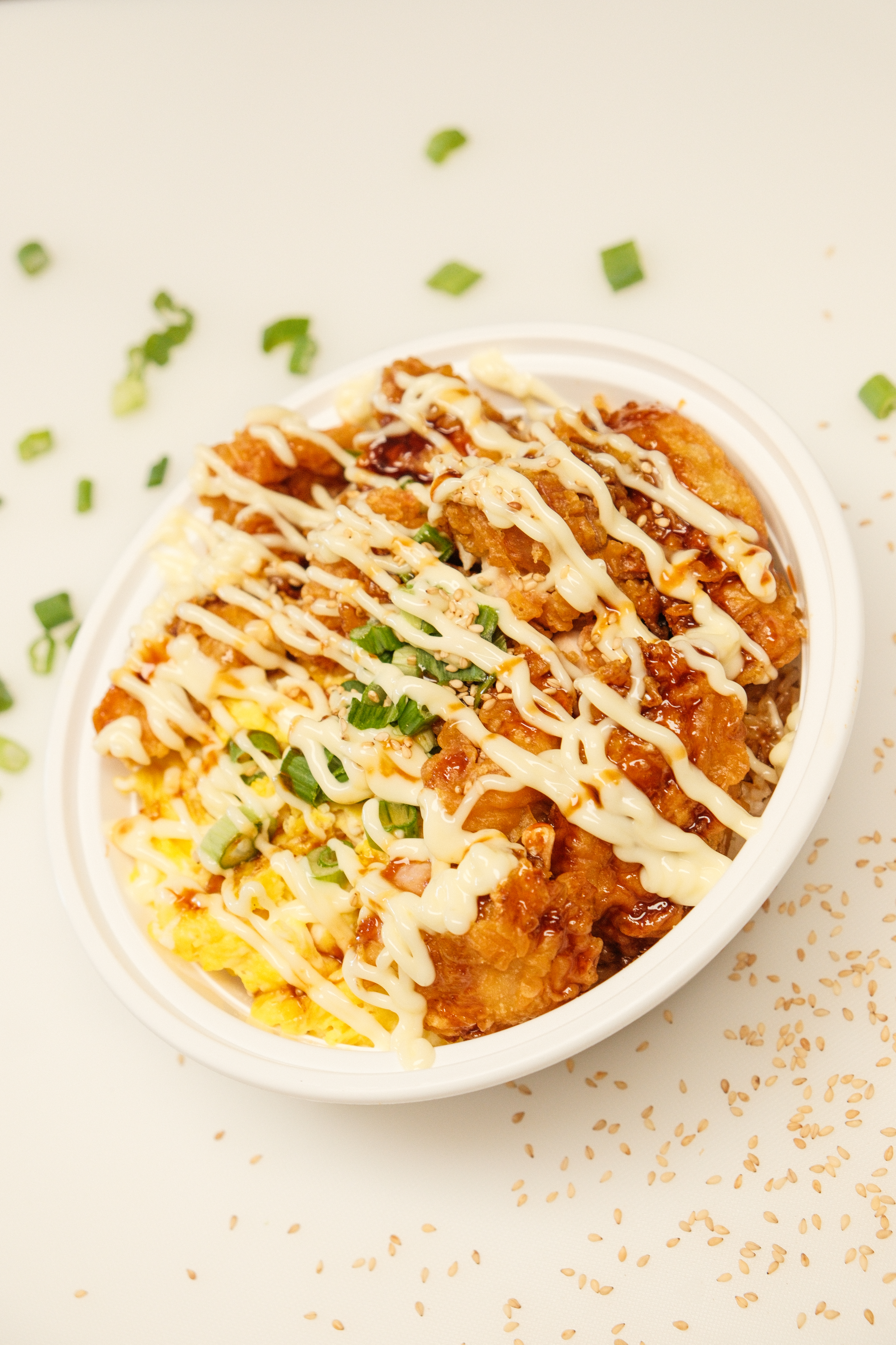 Fried Chicken Over Rice